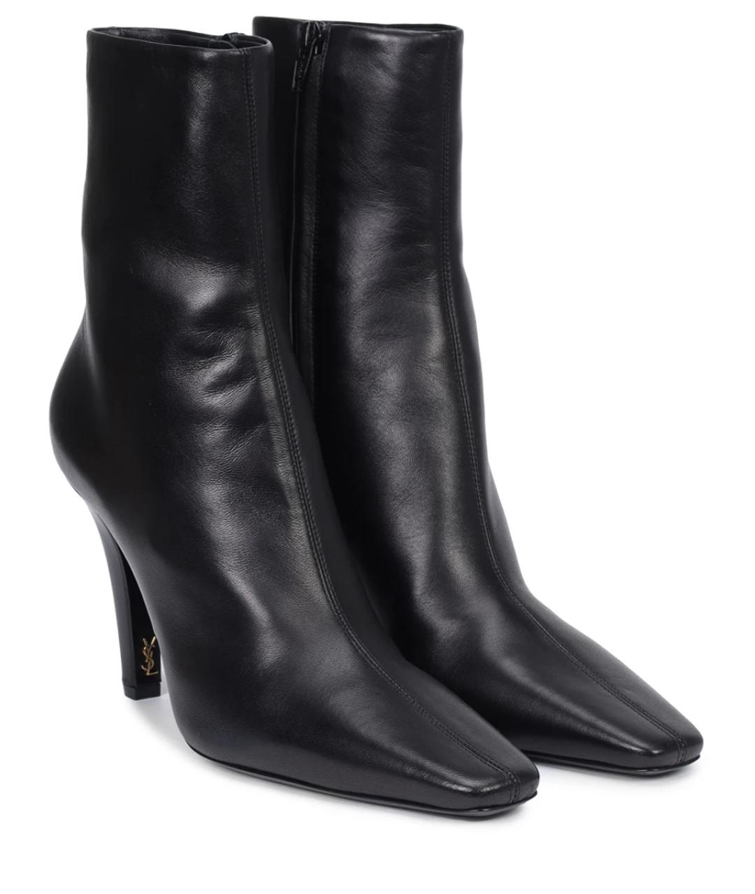 SAINT LAURENT Черные ботильоны, фото 2