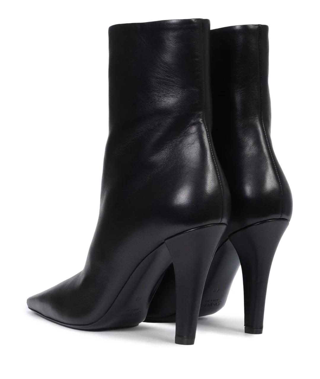 SAINT LAURENT Черные ботильоны, фото 4