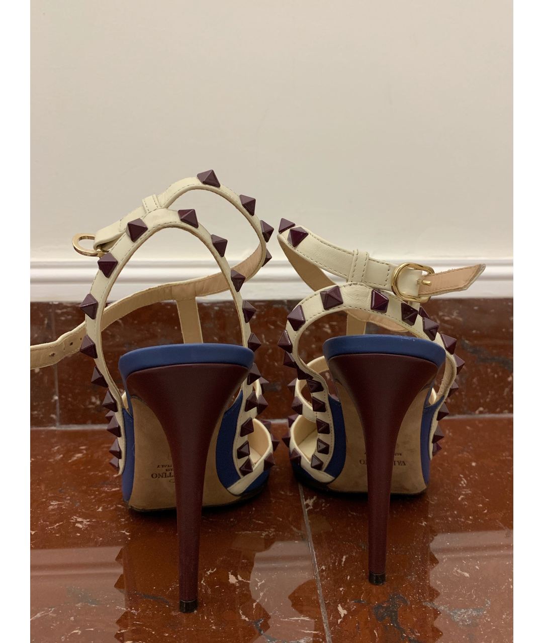 VALENTINO Синие туфли из искусственной кожи, фото 4