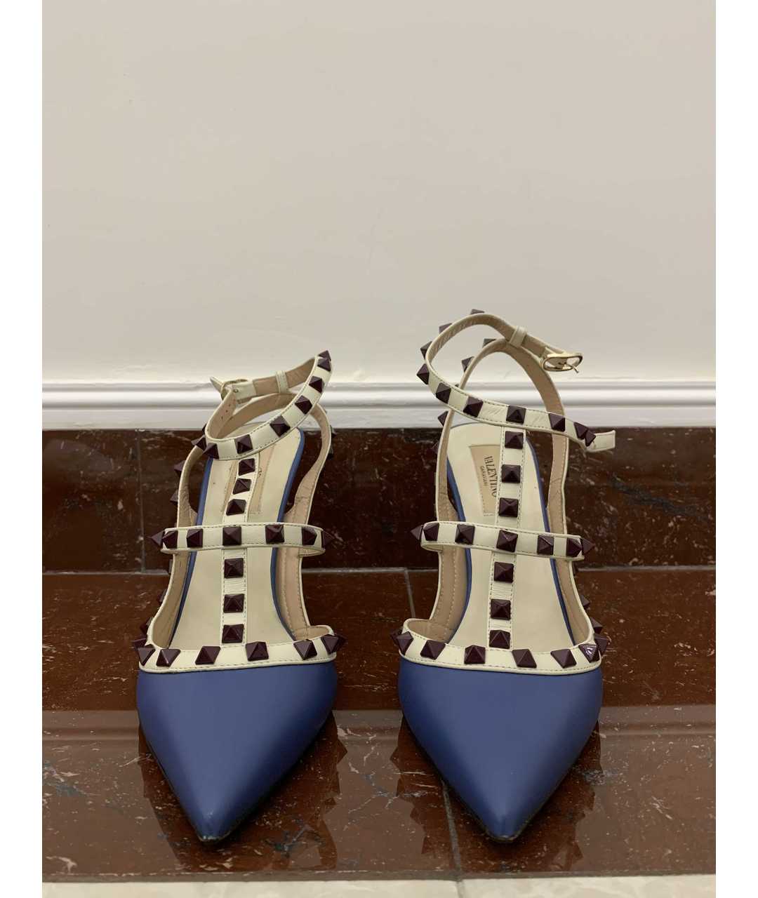 VALENTINO Синие туфли из искусственной кожи, фото 2