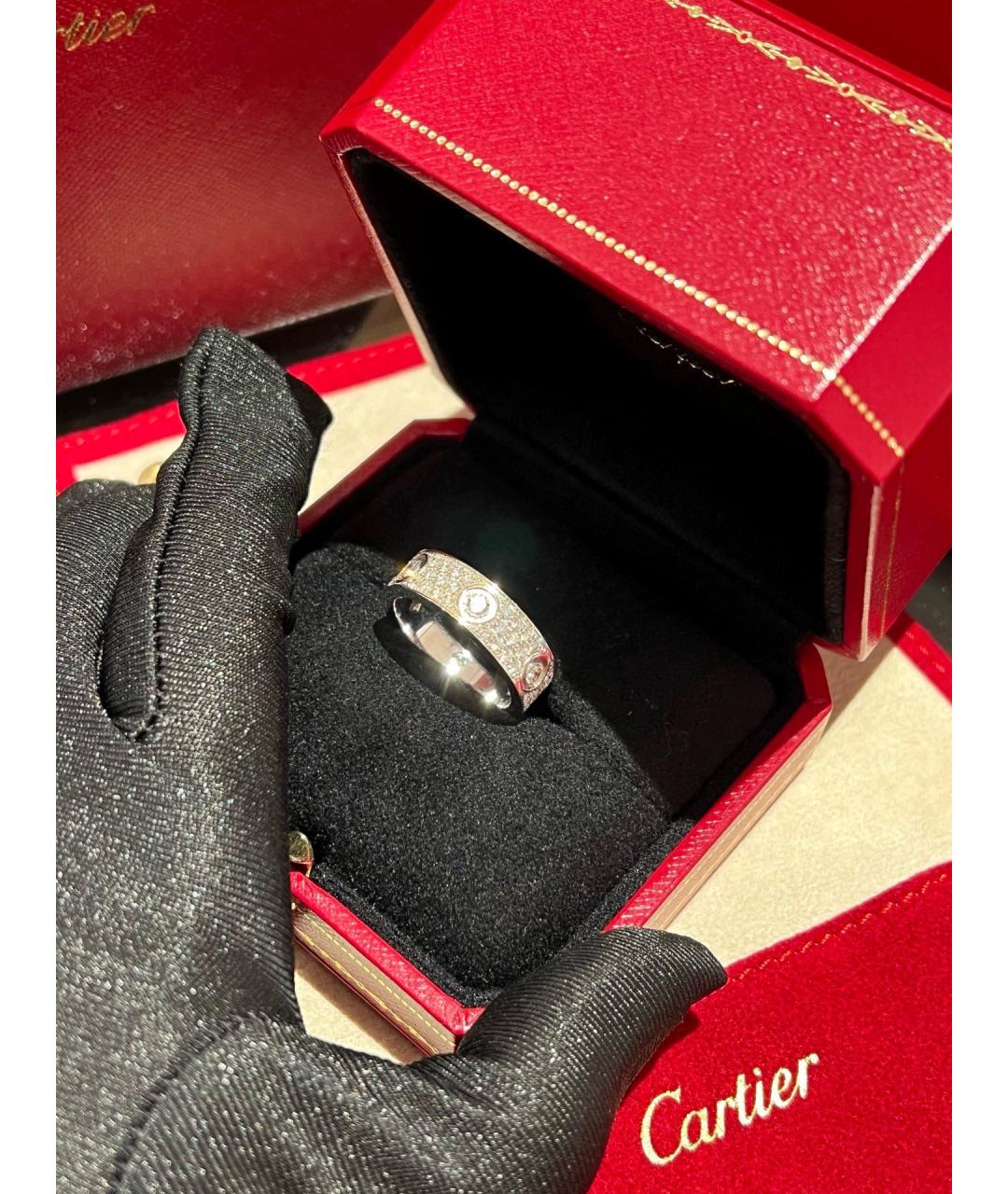 CARTIER Серебряное кольцо из белого золота, фото 3