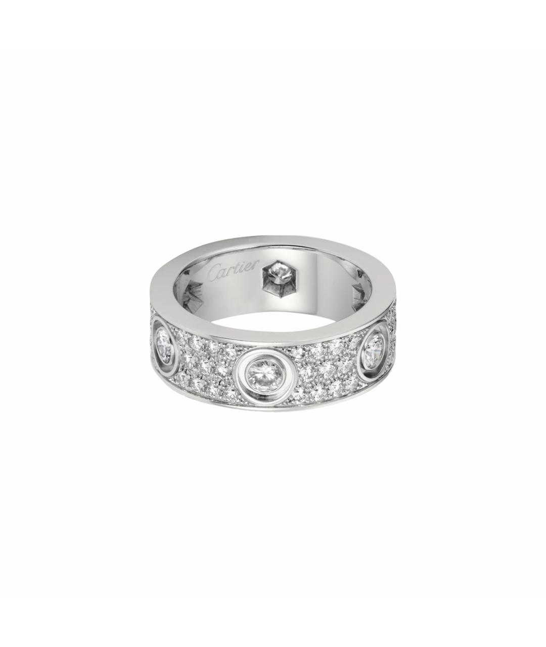 CARTIER Серебряное кольцо из белого золота, фото 1