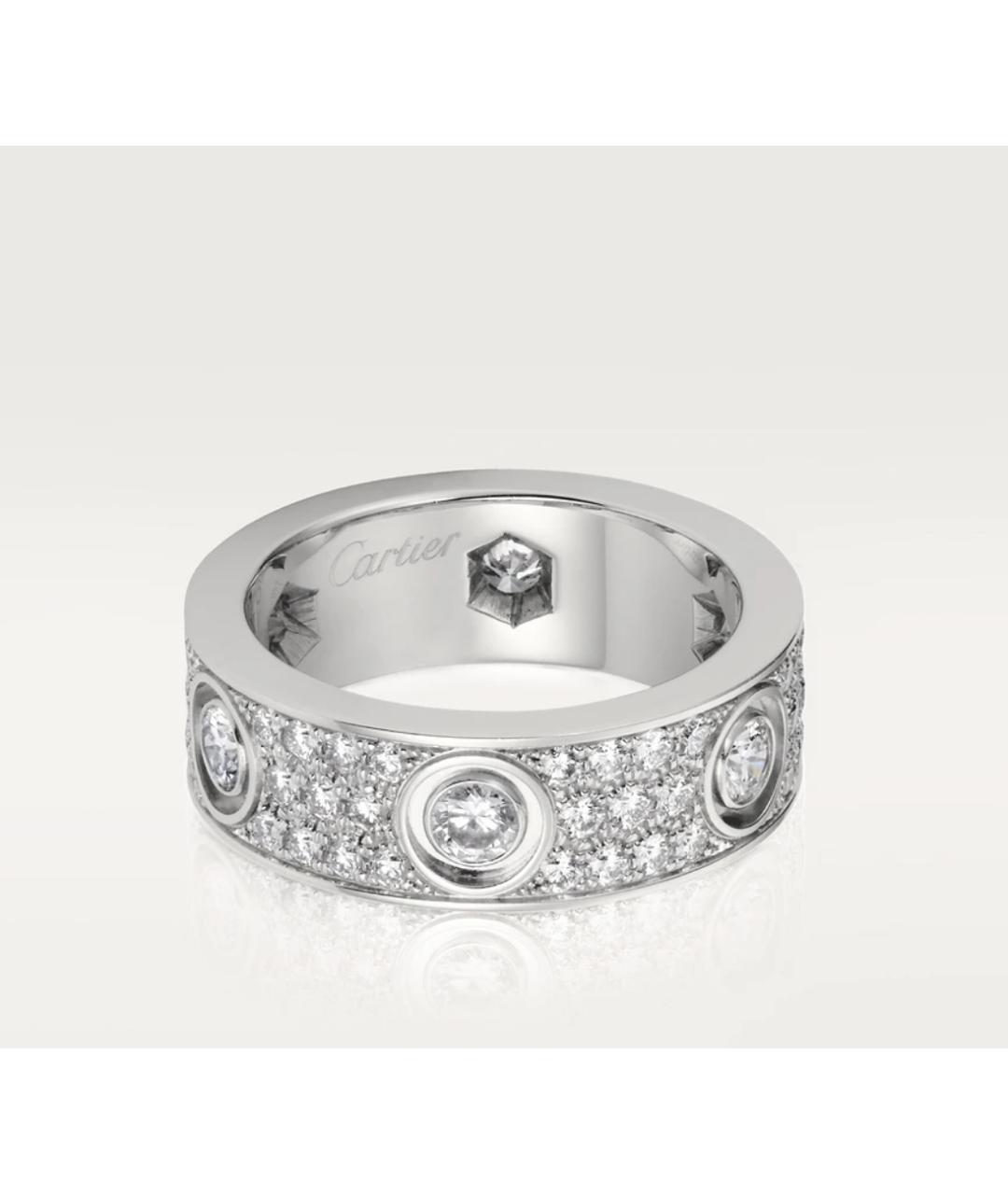 CARTIER Серебряное кольцо из белого золота, фото 7