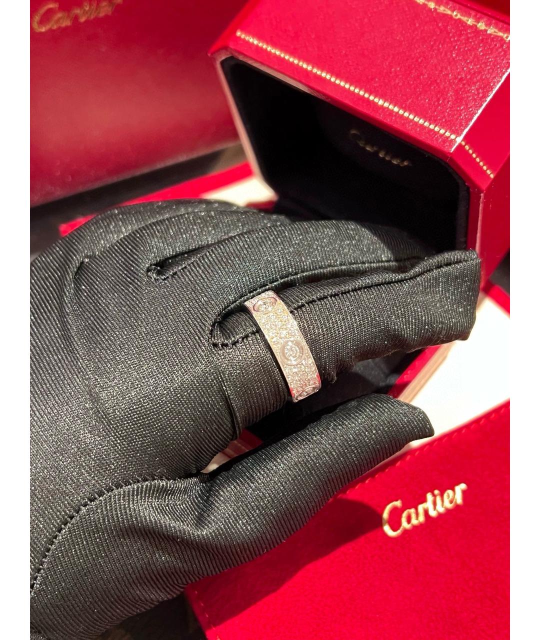 CARTIER Серебряное кольцо из белого золота, фото 6