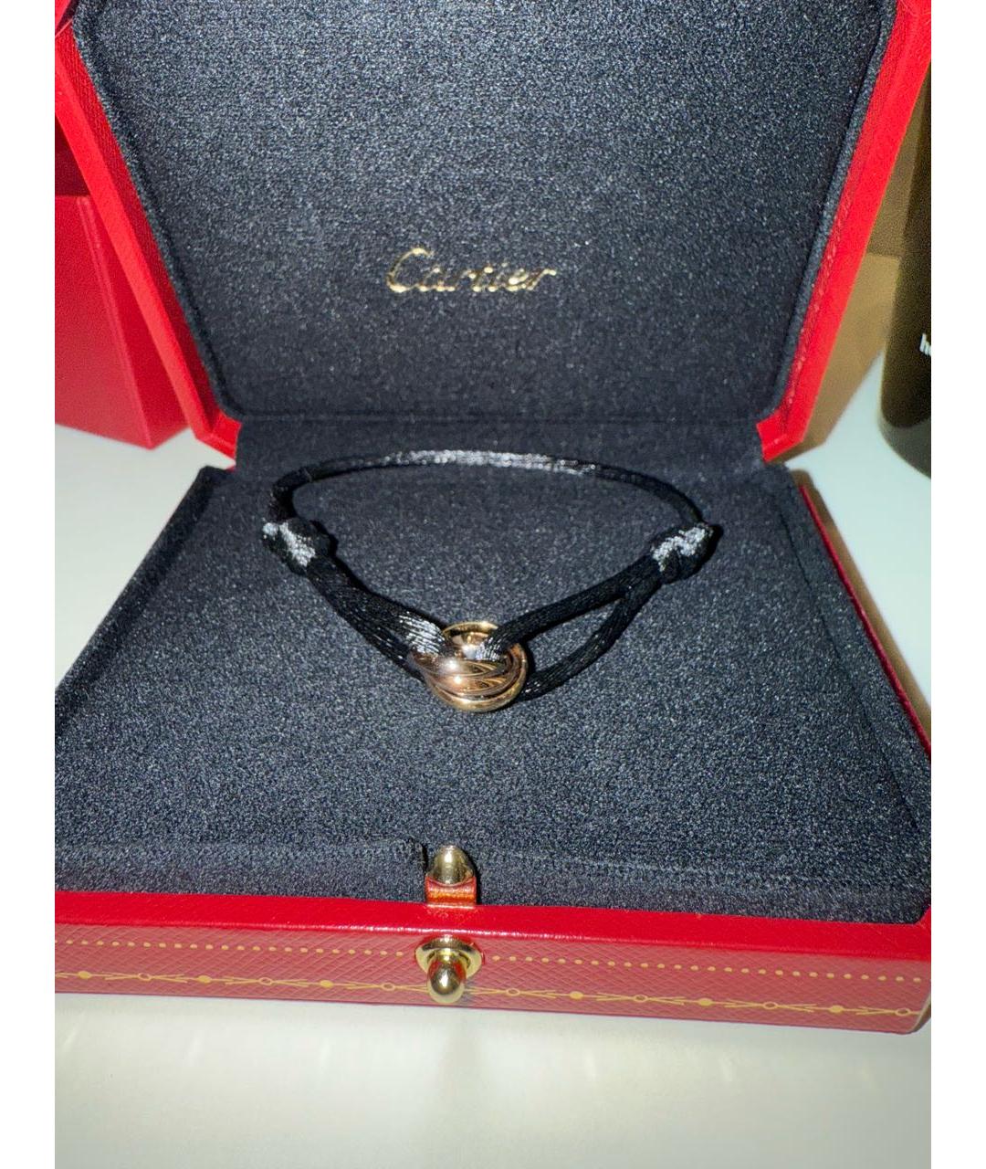 CARTIER Черный браслет из белого золота, фото 7
