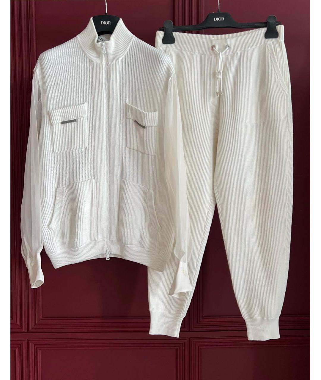 BRUNELLO CUCINELLI Белый хлопковый спортивные костюмы, фото 3