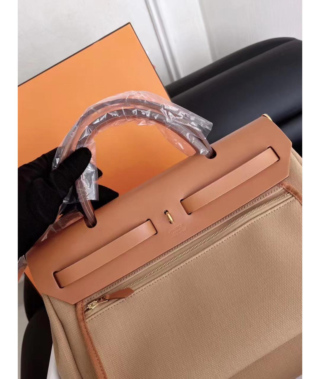 HERMES Желтая сумка через плечо, фото 4