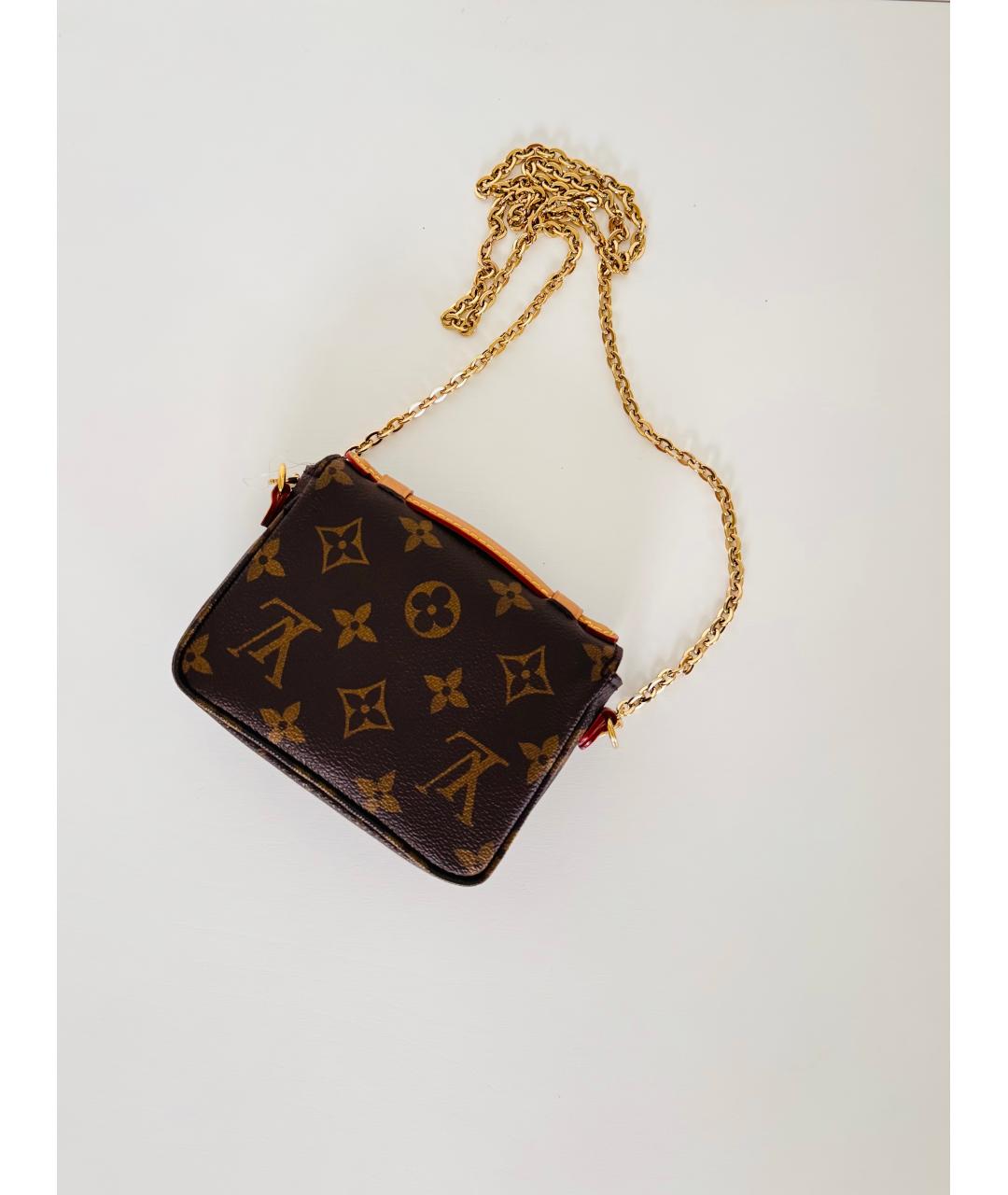 LOUIS VUITTON Коричневая сумка через плечо, фото 3