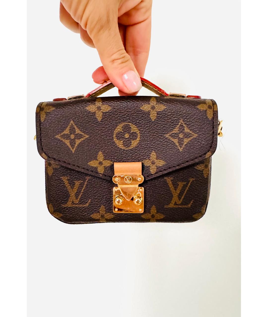 LOUIS VUITTON Коричневая сумка через плечо, фото 6
