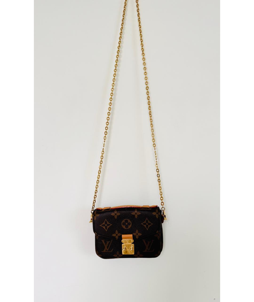 LOUIS VUITTON Коричневая сумка через плечо, фото 5