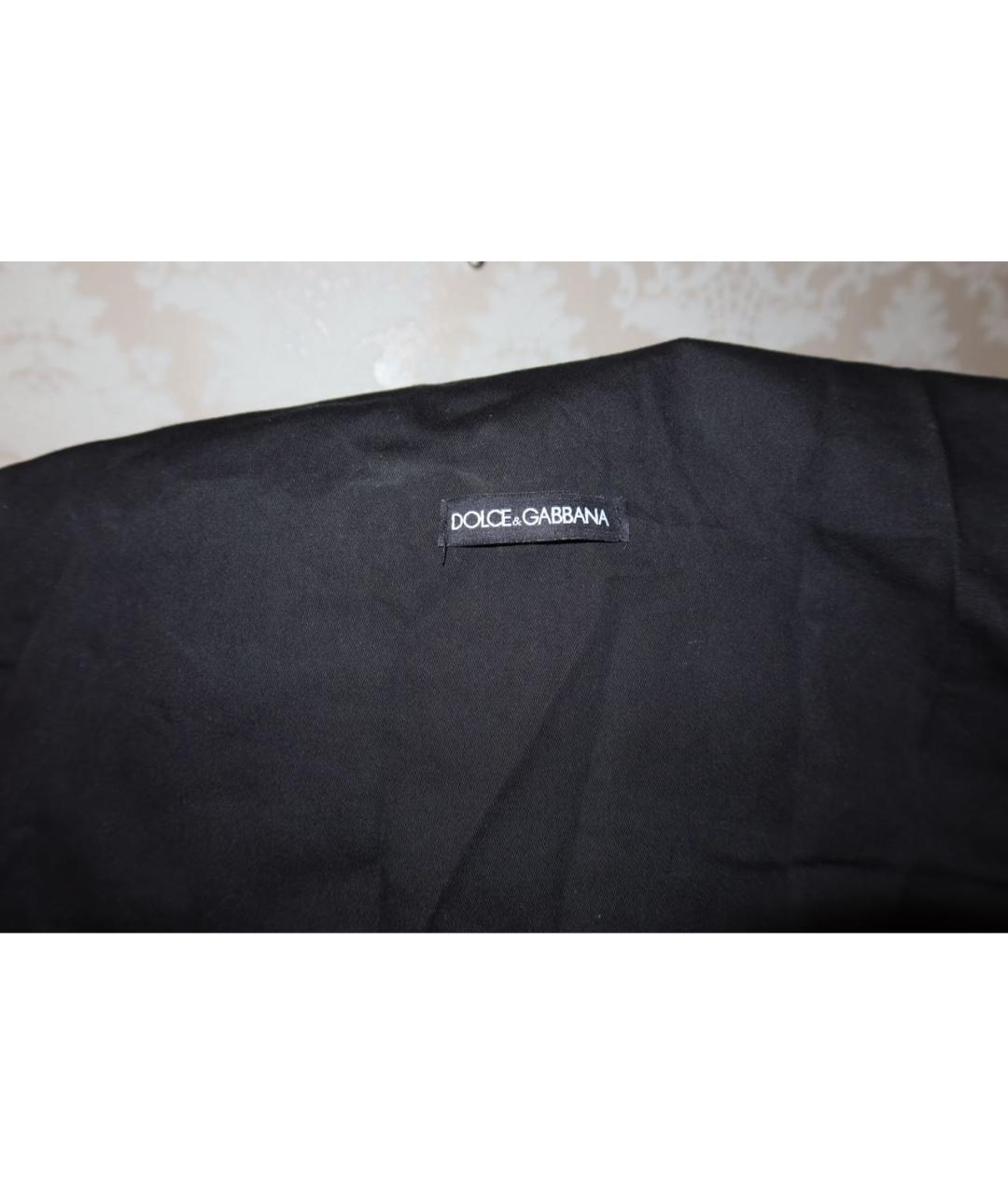 DOLCE&GABBANA Бордовая кожаная сумка с короткими ручками, фото 5