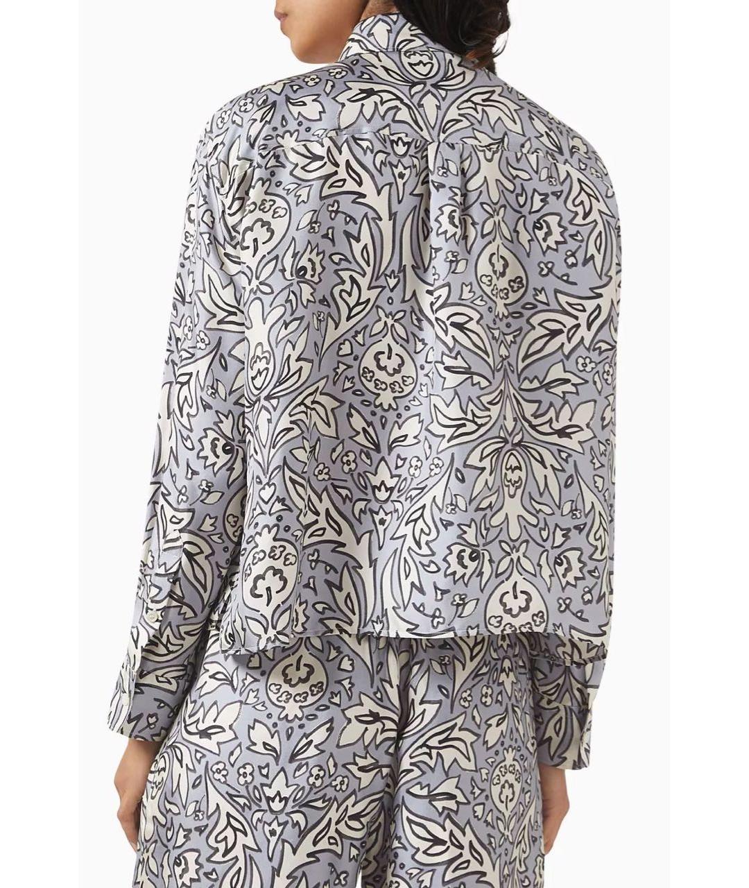 WEEKEND MAX MARA Мульти шелковый костюм с брюками, фото 3