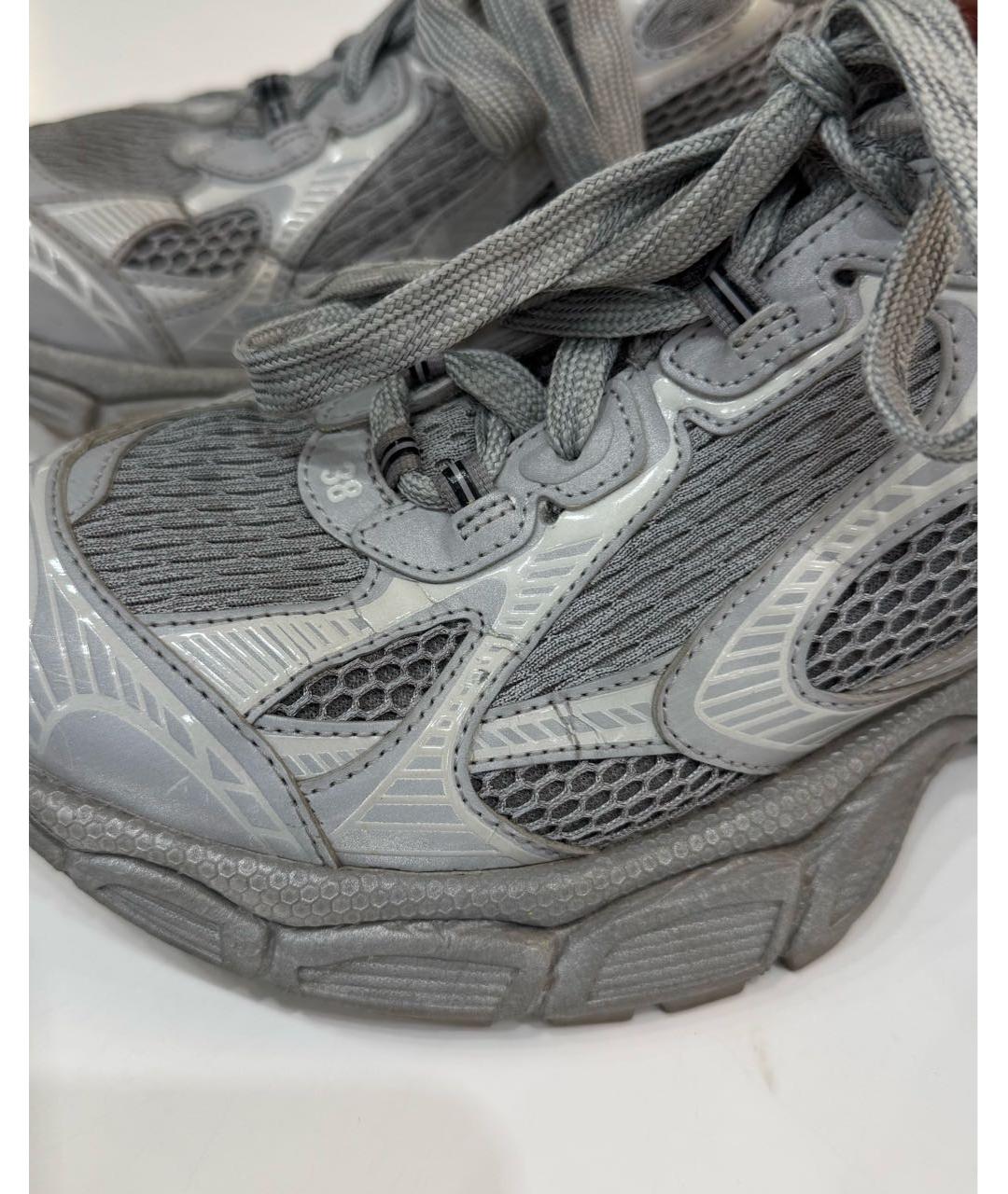 BALENCIAGA Серые кроссовки, фото 8