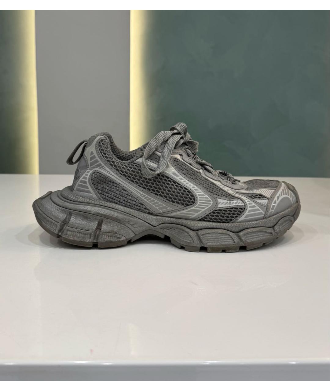 BALENCIAGA Серые кроссовки, фото 9