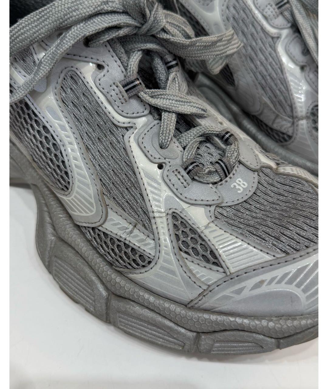BALENCIAGA Серые кроссовки, фото 6