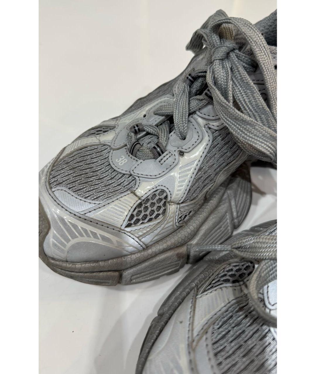 BALENCIAGA Серые кроссовки, фото 7