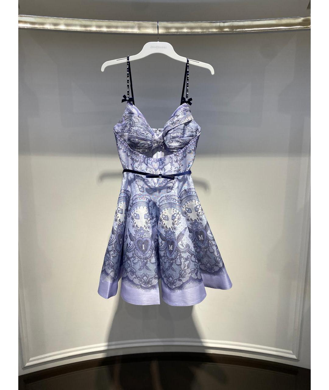 ZIMMERMANN Синее коктейльное платье, фото 2