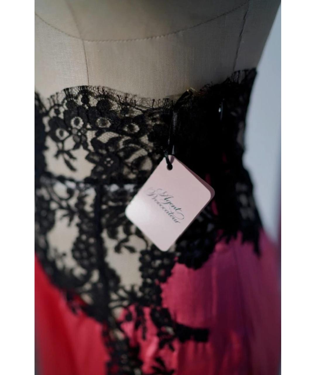AGENT PROVOCATEUR Коралловая шелковая пижама, фото 8