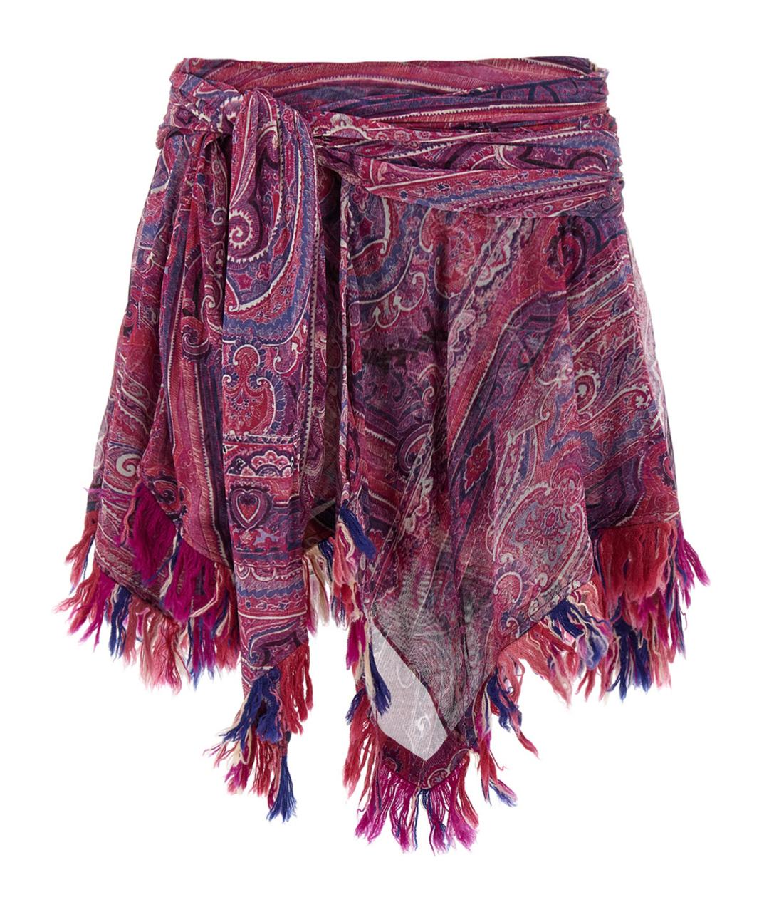 ISABEL MARANT Фиолетовая синтетическая юбка мини, фото 1