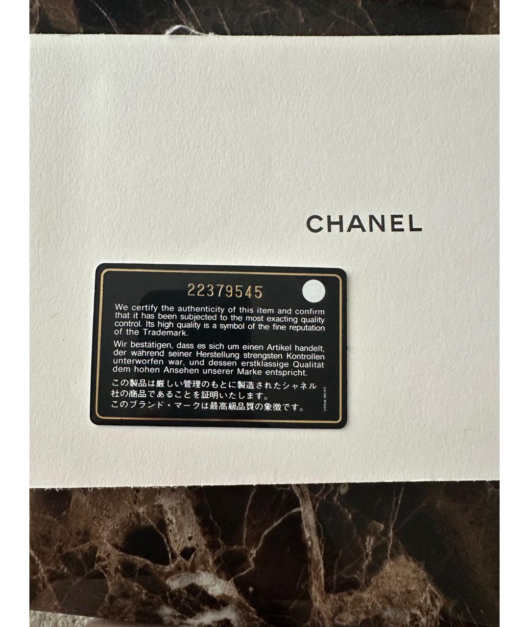 CHANEL Черная кожаная сумка через плечо, фото 6