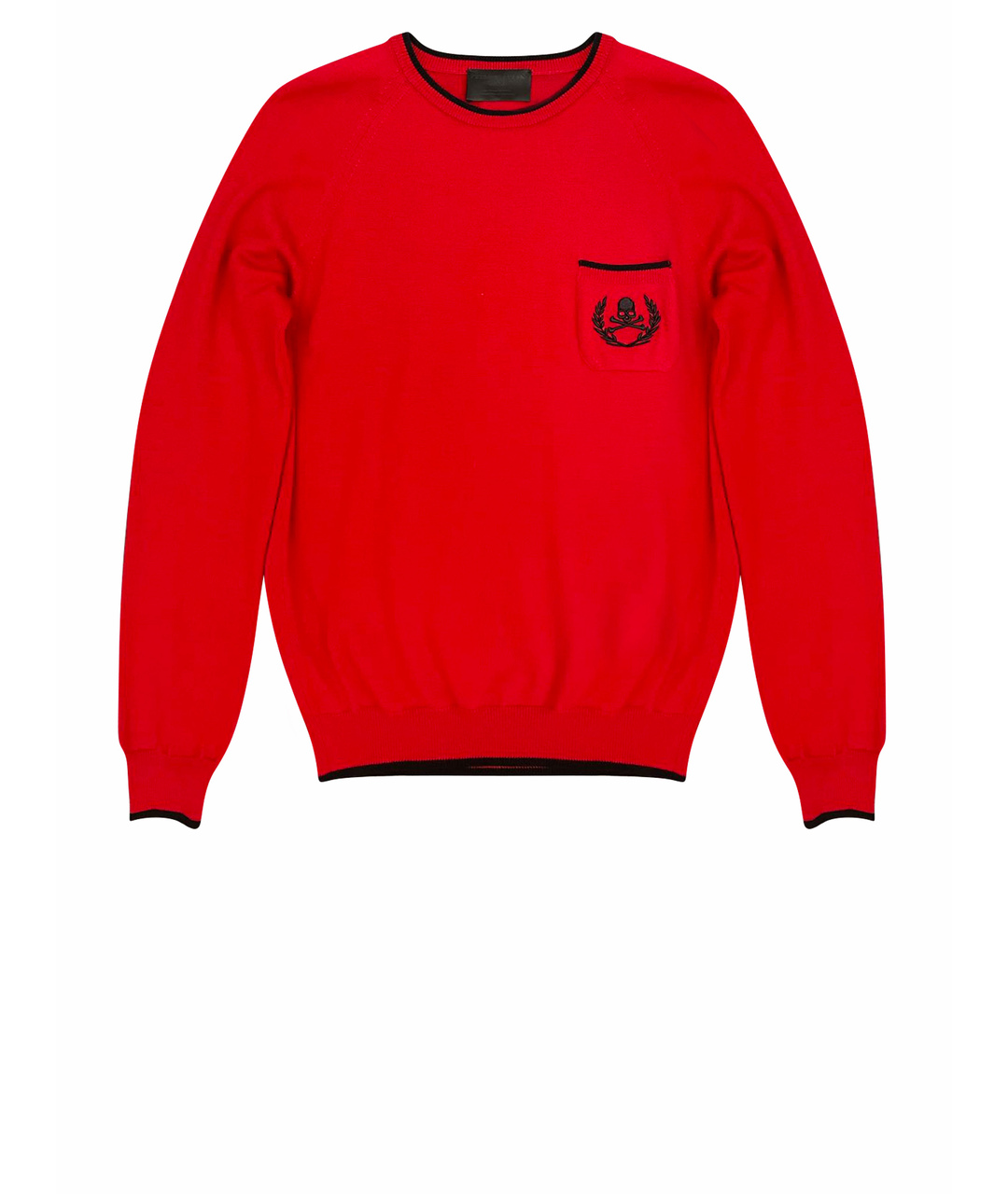 PHILIPP PLEIN Красный кашемировый джемпер / свитер, фото 1