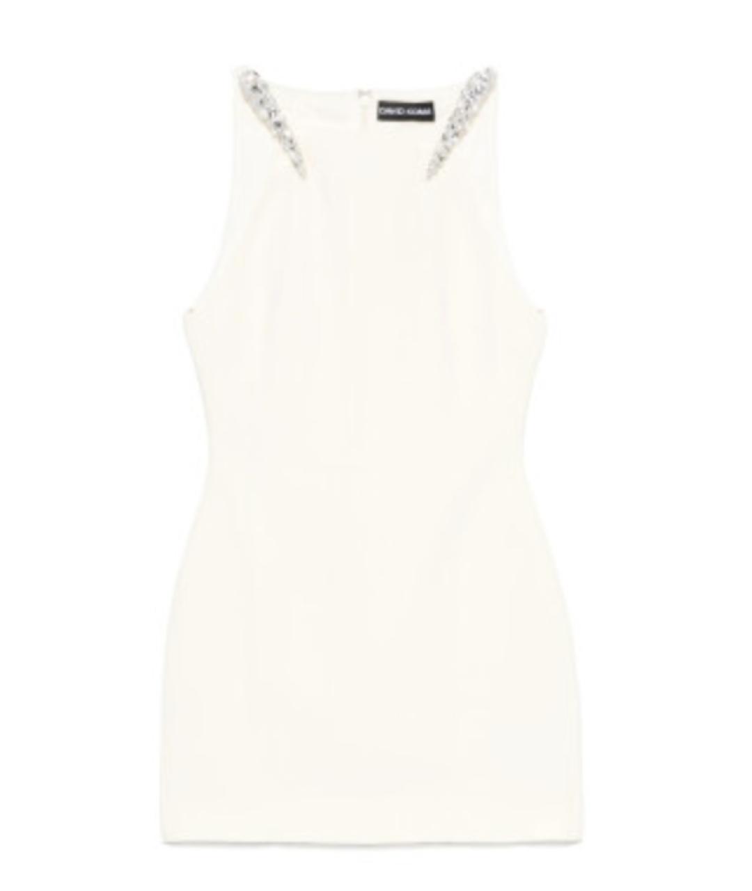 DAVID KOMA Белое коктейльное платье, фото 1