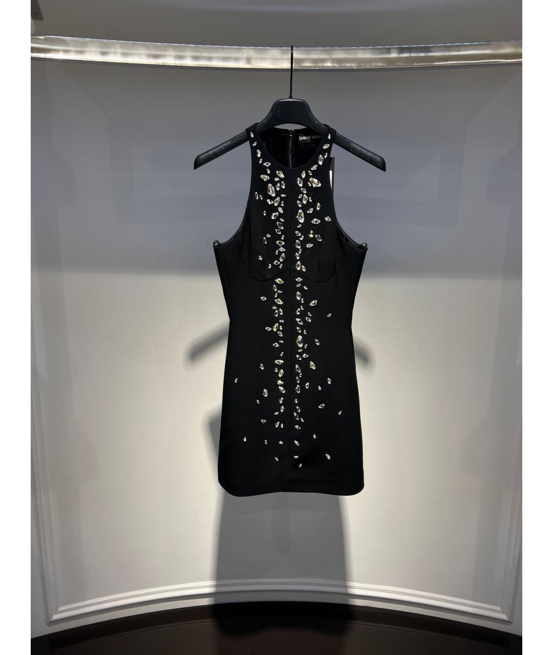 DAVID KOMA Черное коктейльное платье, фото 2