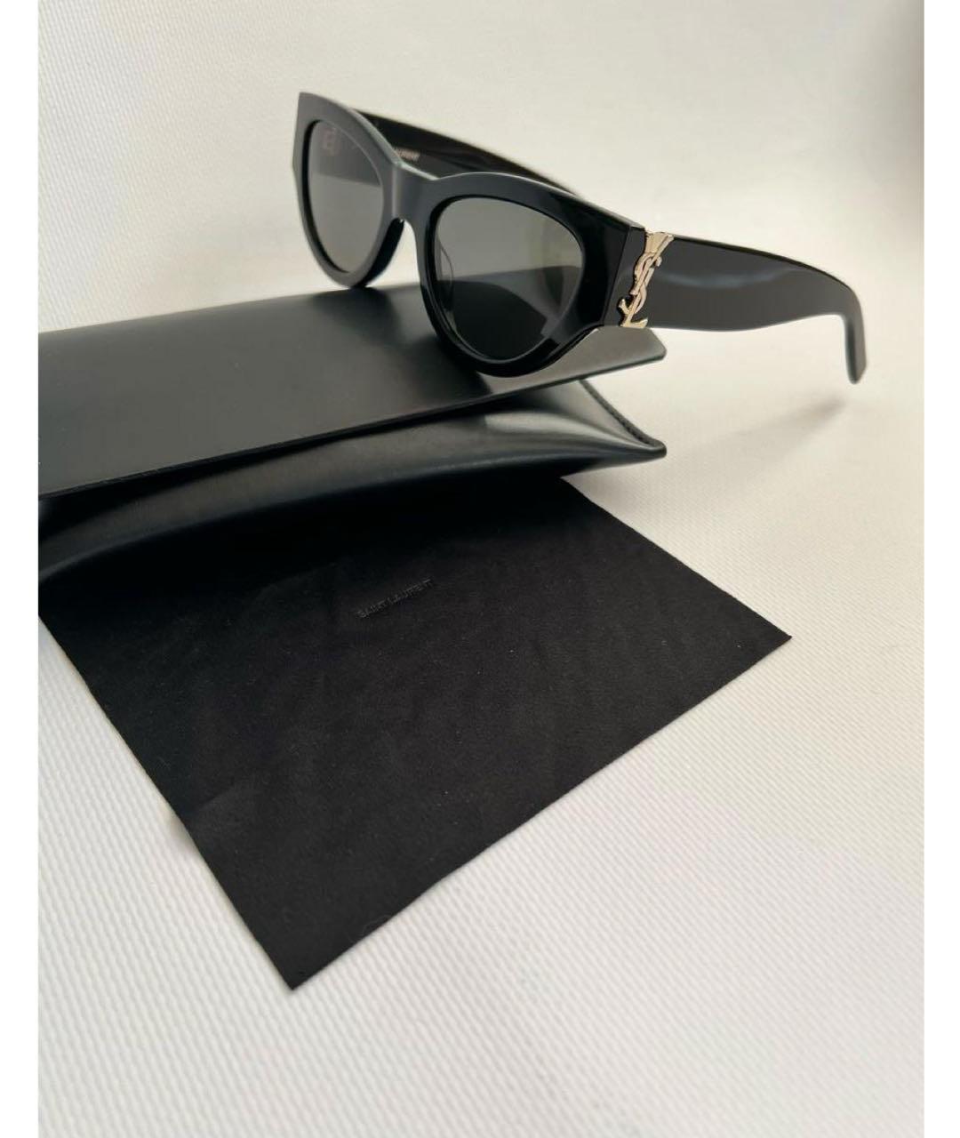 SAINT LAURENT Черные солнцезащитные очки, фото 5