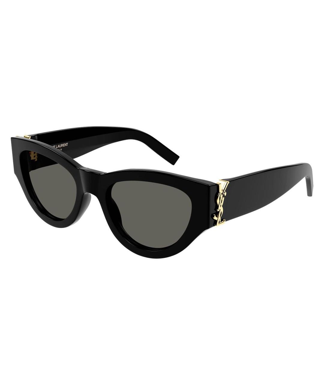 SAINT LAURENT Черные солнцезащитные очки, фото 1