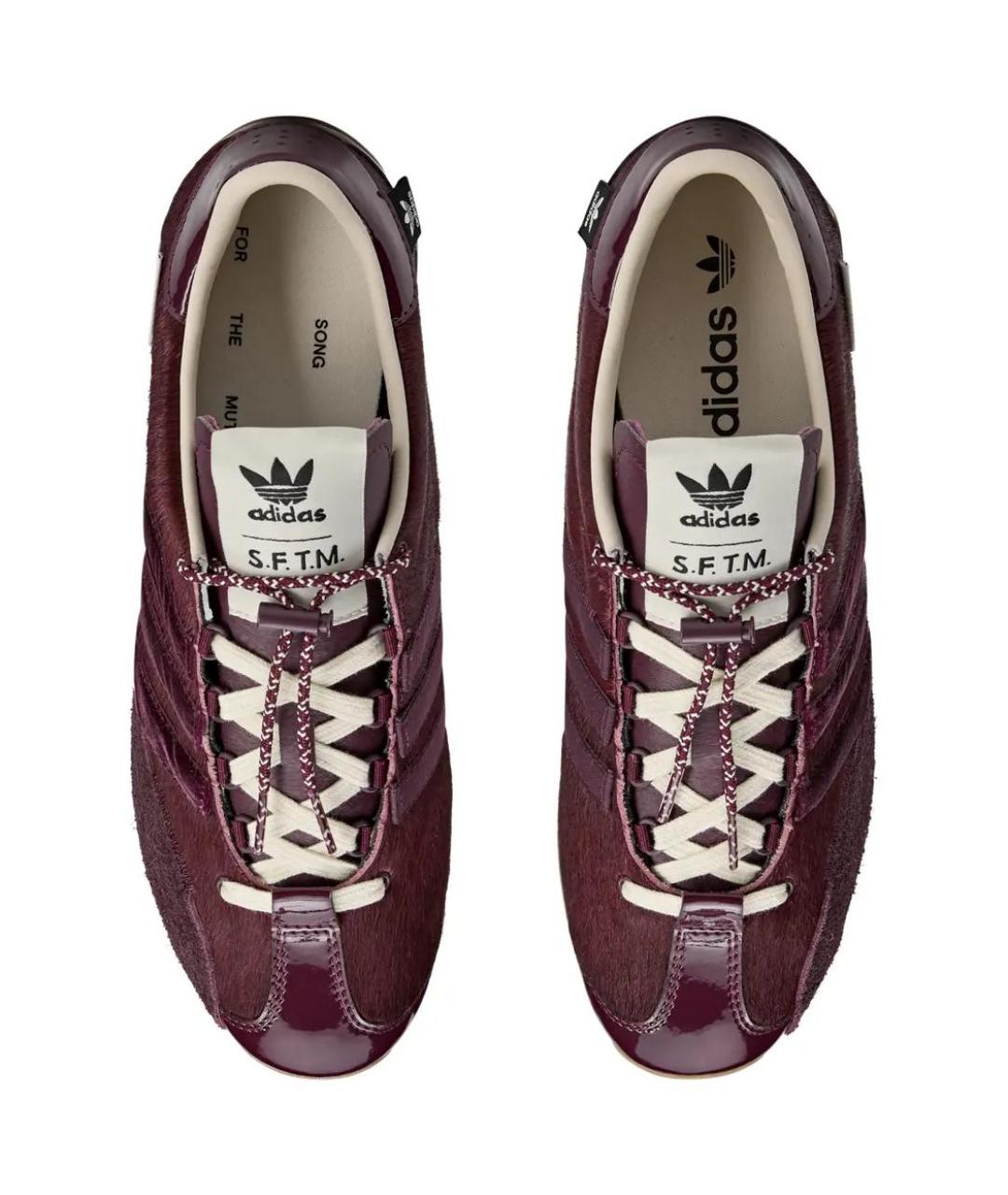 ADIDAS Бордовые кроссовки, фото 4
