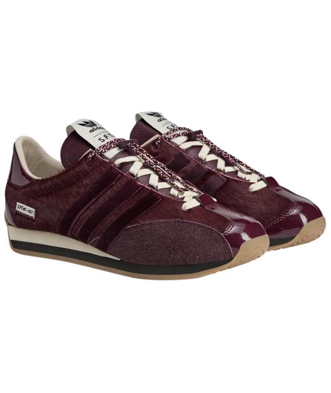 ADIDAS Бордовые кроссовки, фото 5