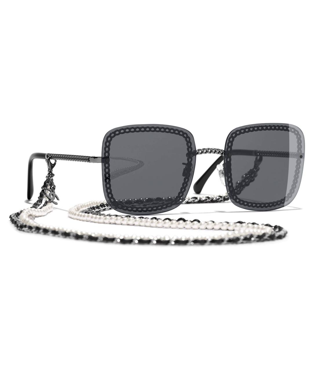 CHANEL Черные солнцезащитные очки, фото 9