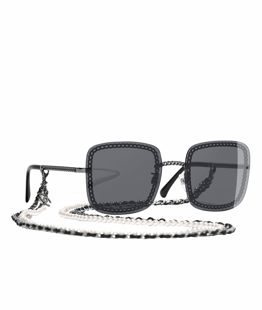 CHANEL Черные солнцезащитные очки, фото 1