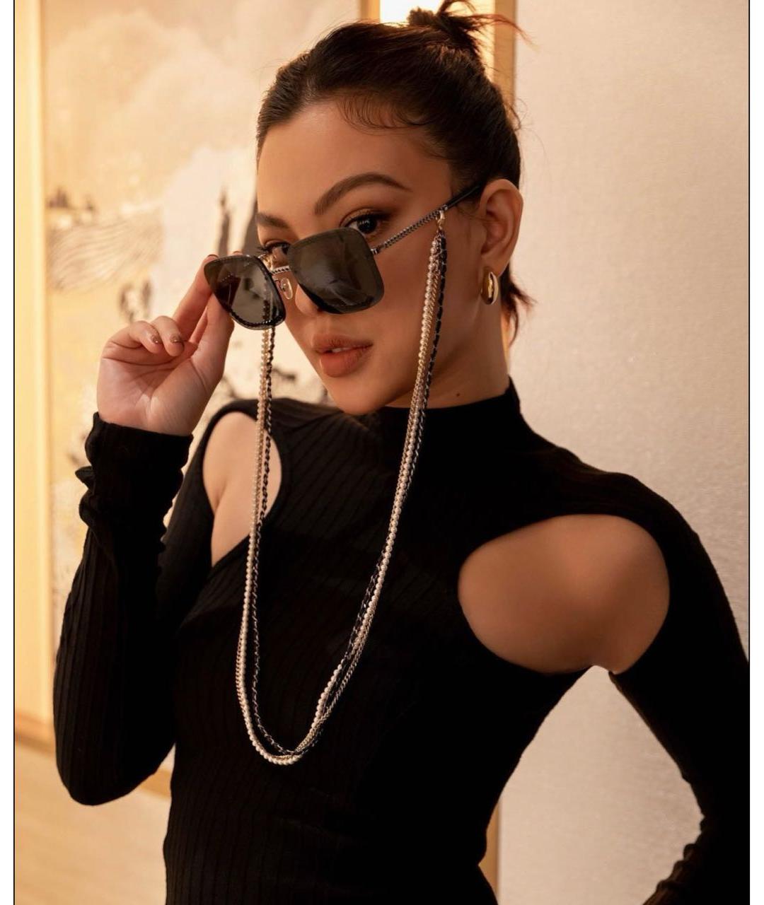 CHANEL Черные солнцезащитные очки, фото 3