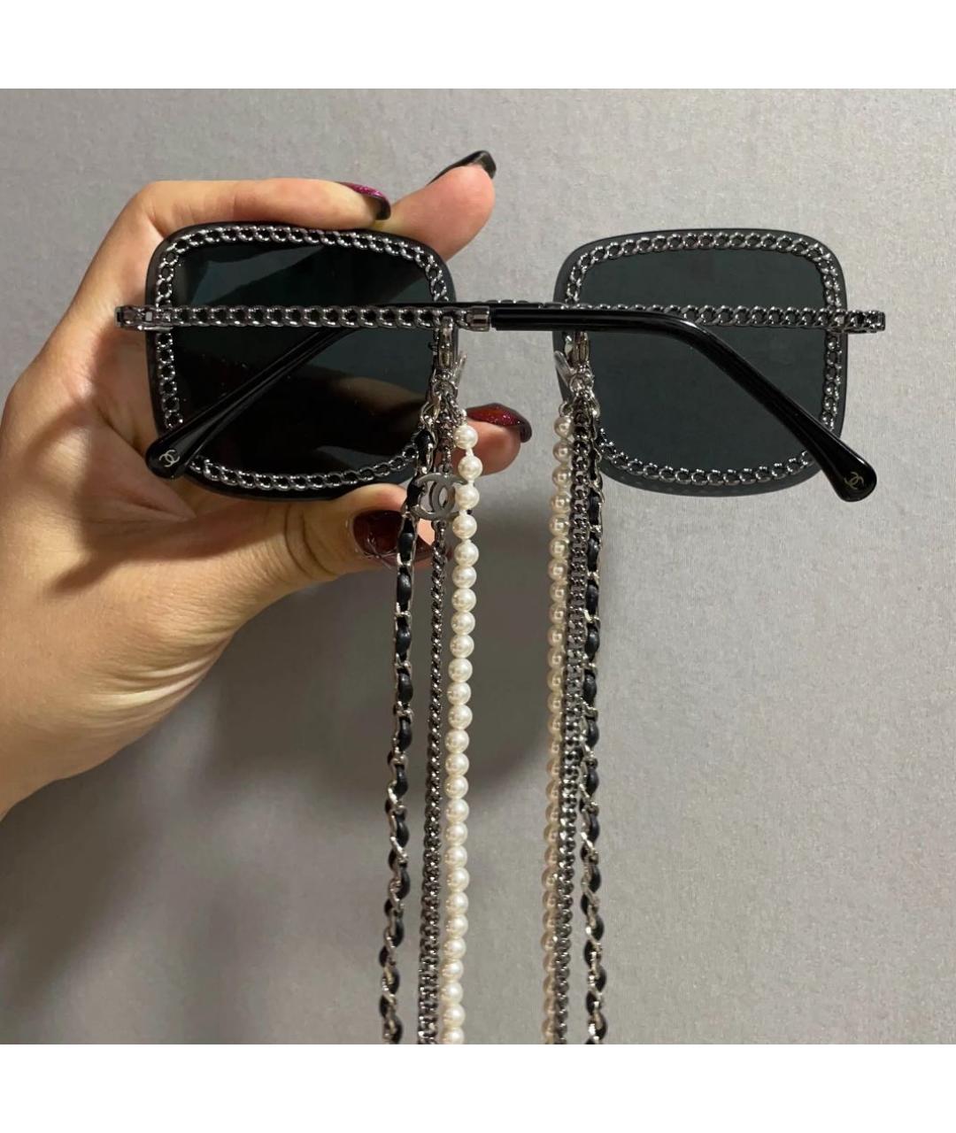 CHANEL Черные солнцезащитные очки, фото 6