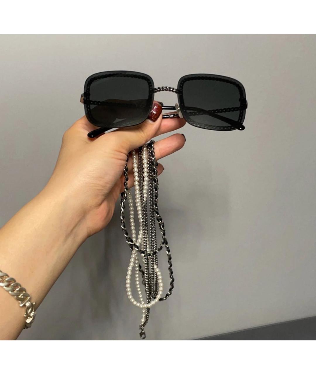 CHANEL Черные солнцезащитные очки, фото 8