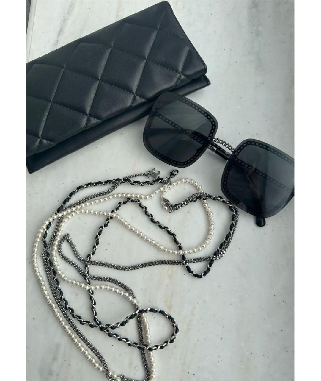 CHANEL Черные солнцезащитные очки, фото 7