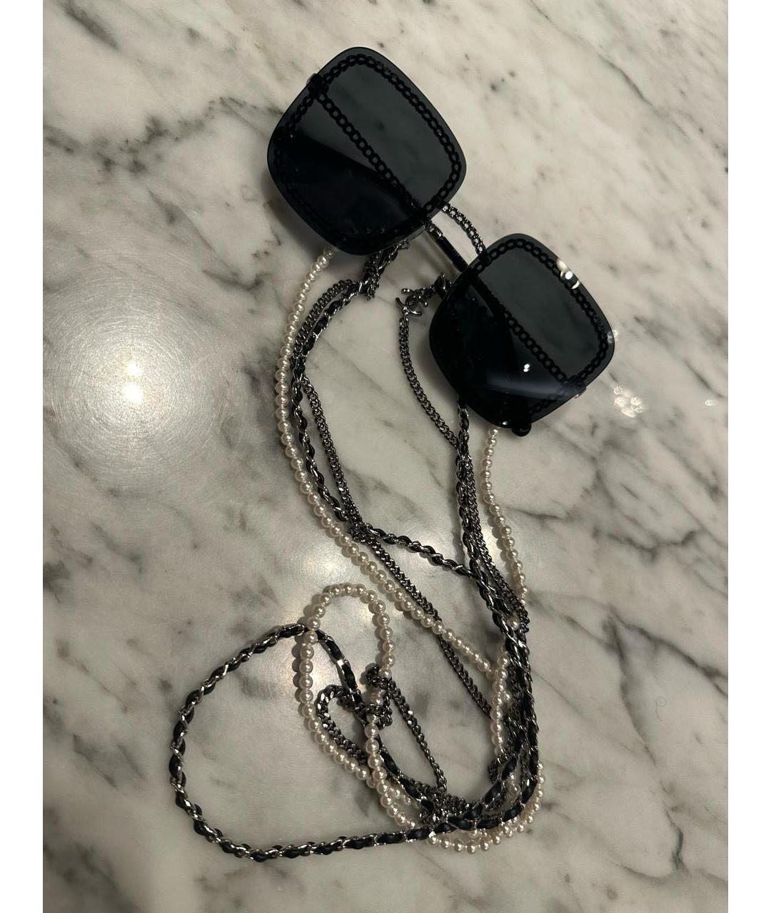 CHANEL Черные солнцезащитные очки, фото 2