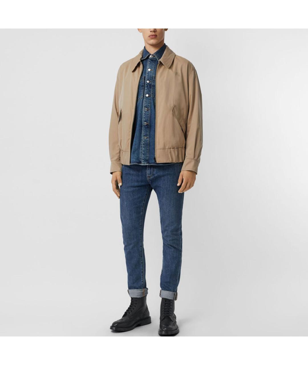 BURBERRY Хаки куртка, фото 3