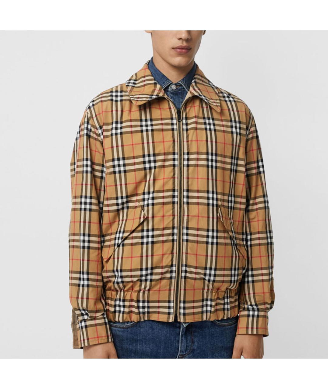 BURBERRY Хаки куртка, фото 4