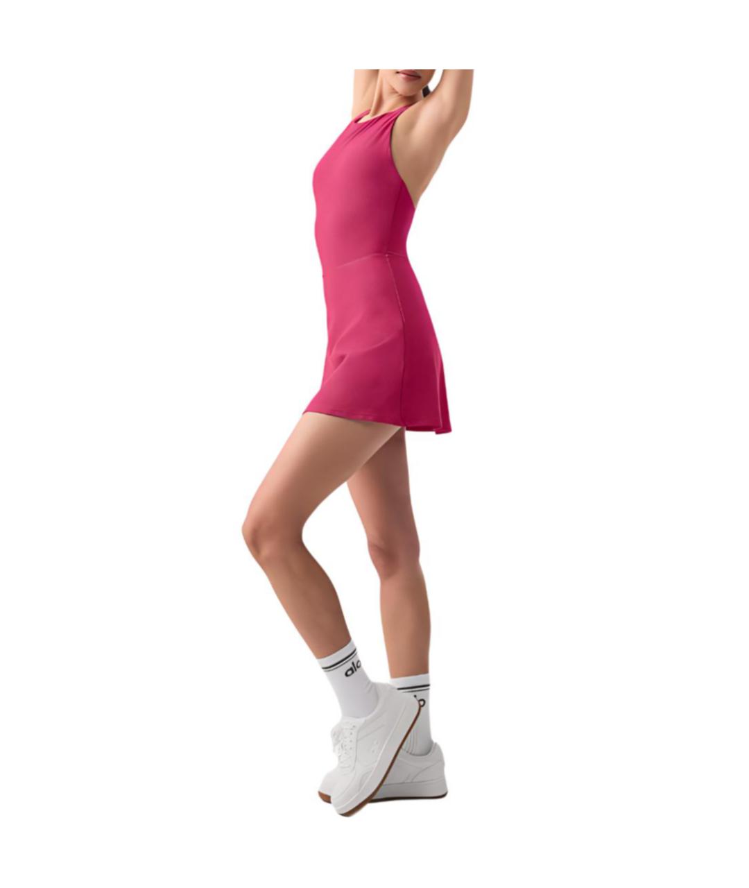 ALO YOGA Белое повседневное платье, фото 6