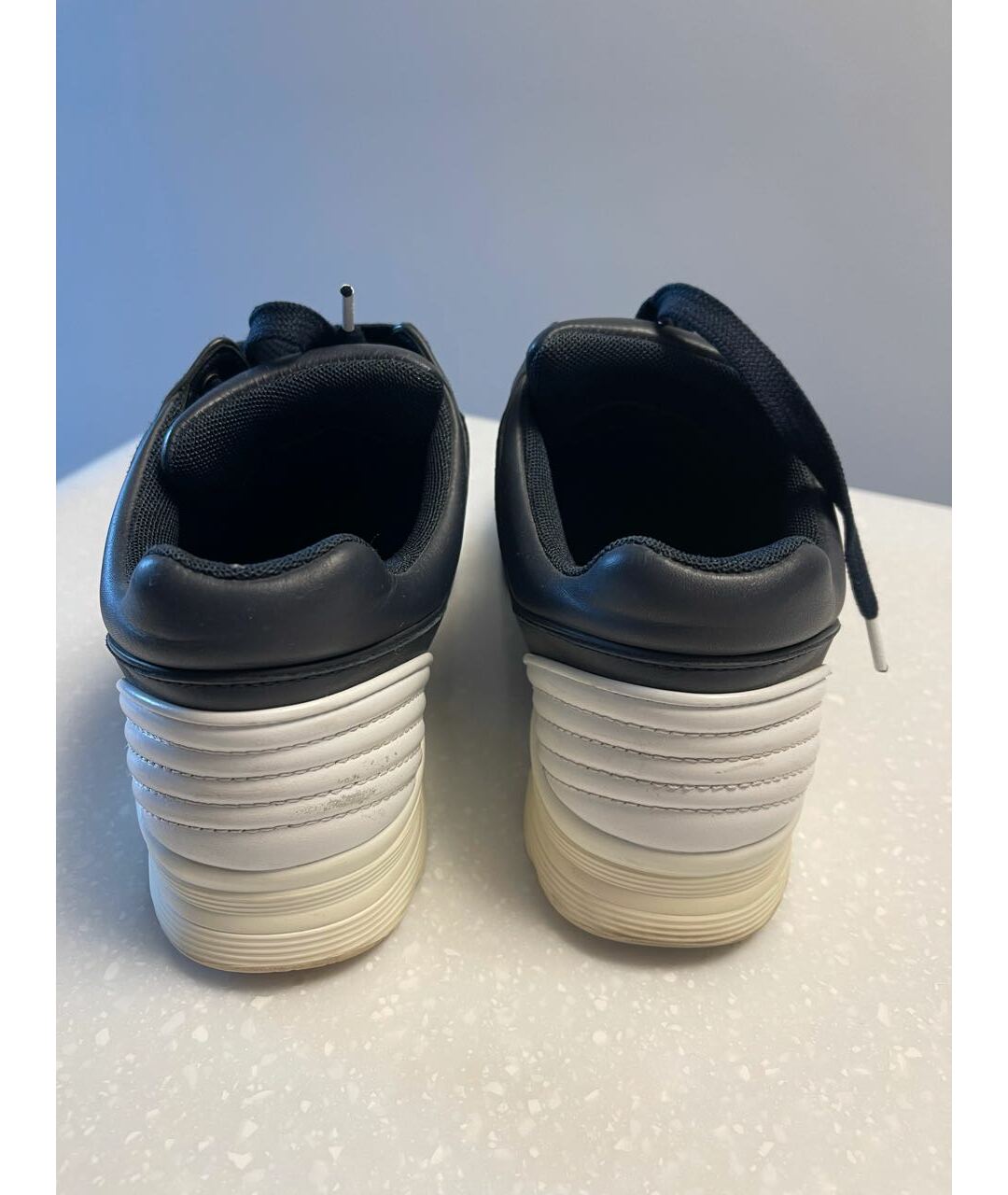 CHANEL PRE-OWNED Кожаные кроссовки, фото 3