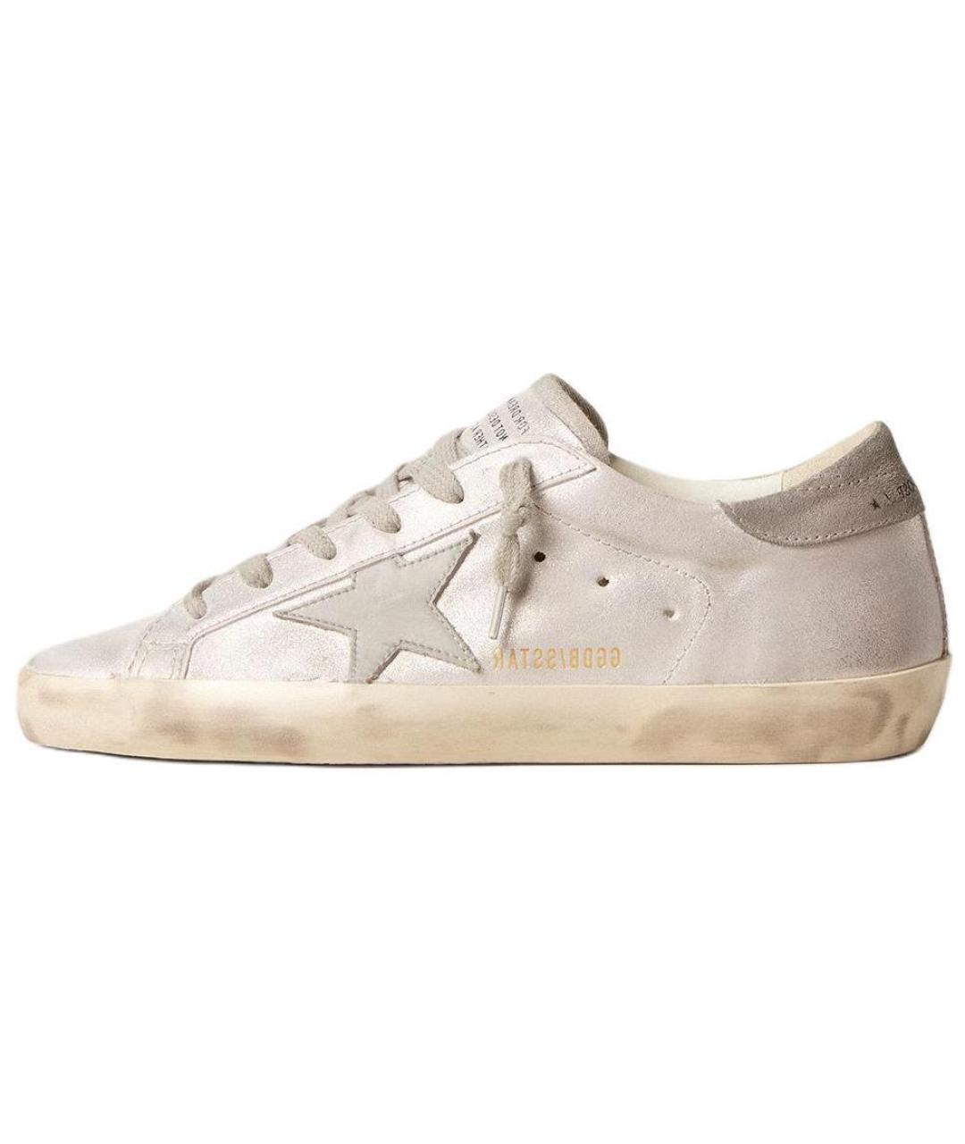 GOLDEN GOOSE DELUXE BRAND Белые кожаные кеды, фото 2