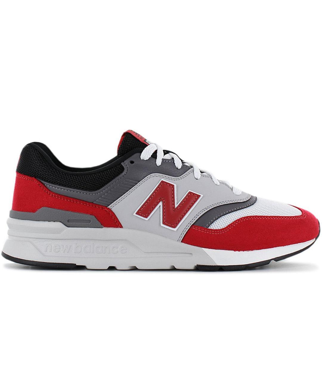 NEW BALANCE Красные замшевые низкие кроссовки / кеды, фото 6