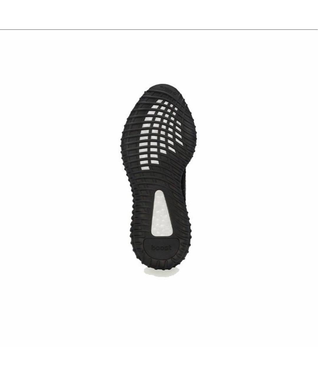 ADIDAS YEEZY Черные текстильные низкие кроссовки / кеды, фото 5