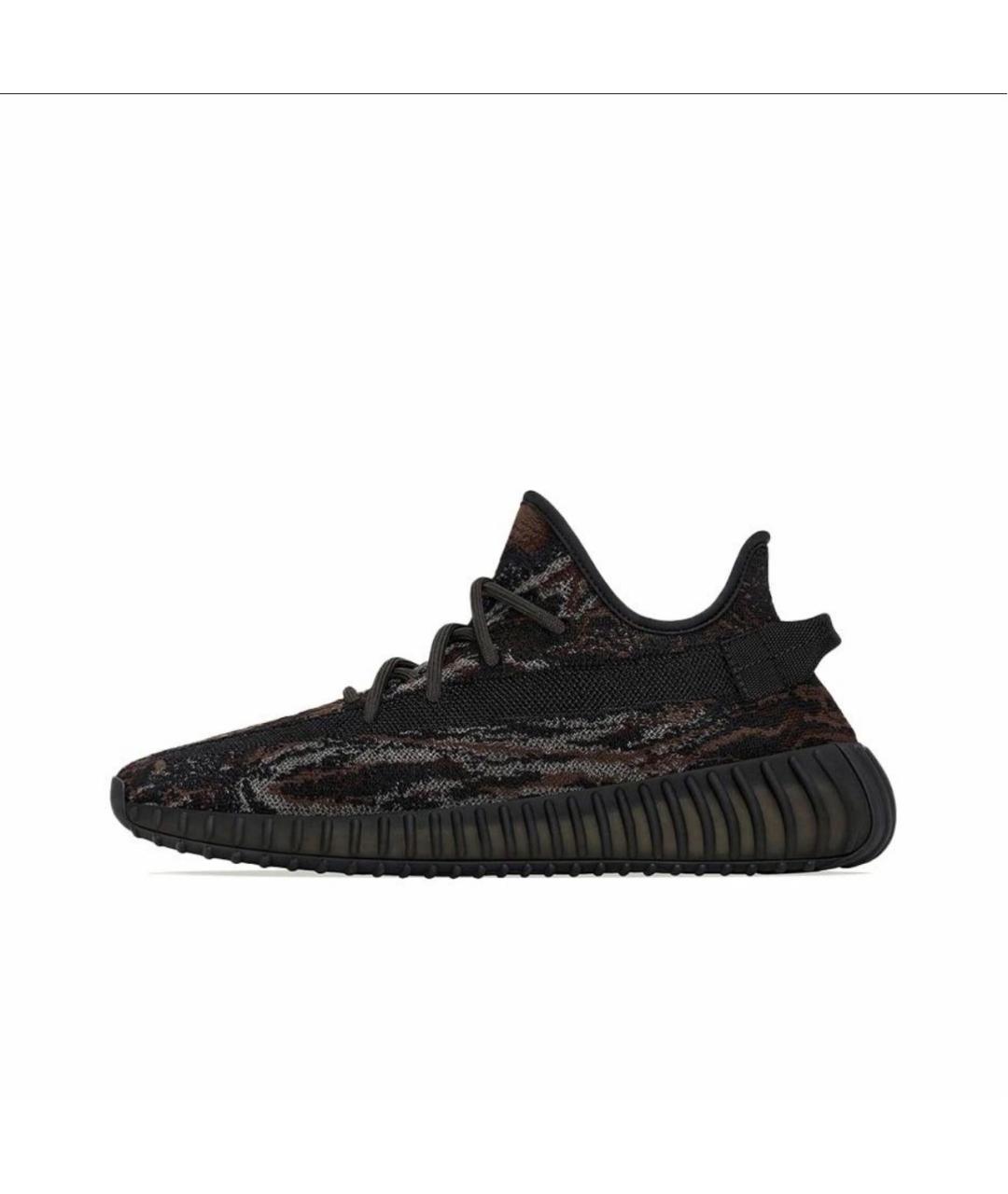 ADIDAS YEEZY Черные текстильные низкие кроссовки / кеды, фото 6
