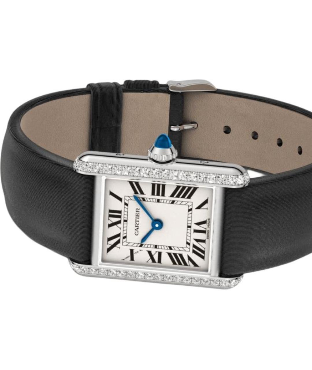 CARTIER Черные часы, фото 3