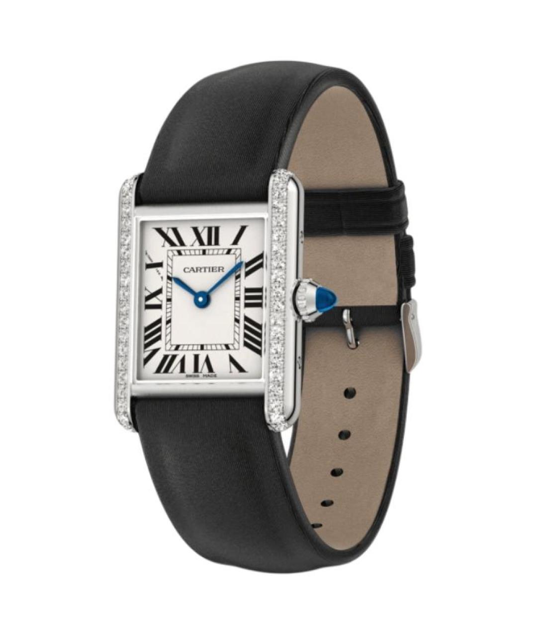 CARTIER Черные часы, фото 4