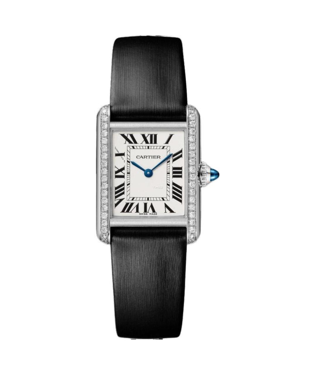 CARTIER Черные часы, фото 1