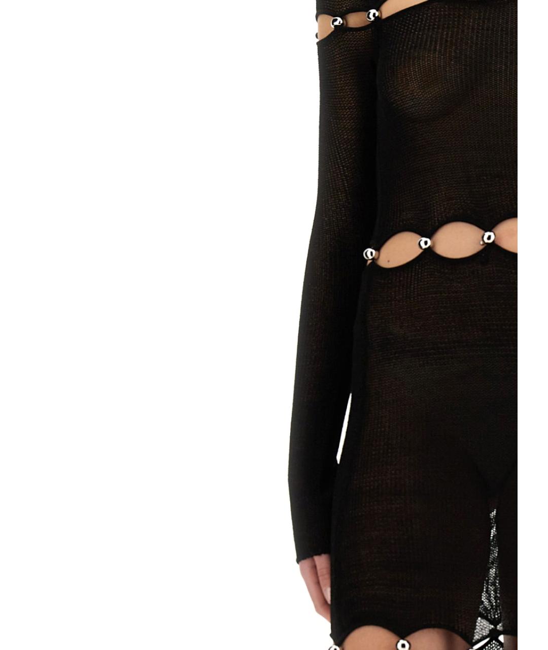 ISABEL MARANT Черное вискозное повседневное платье, фото 5